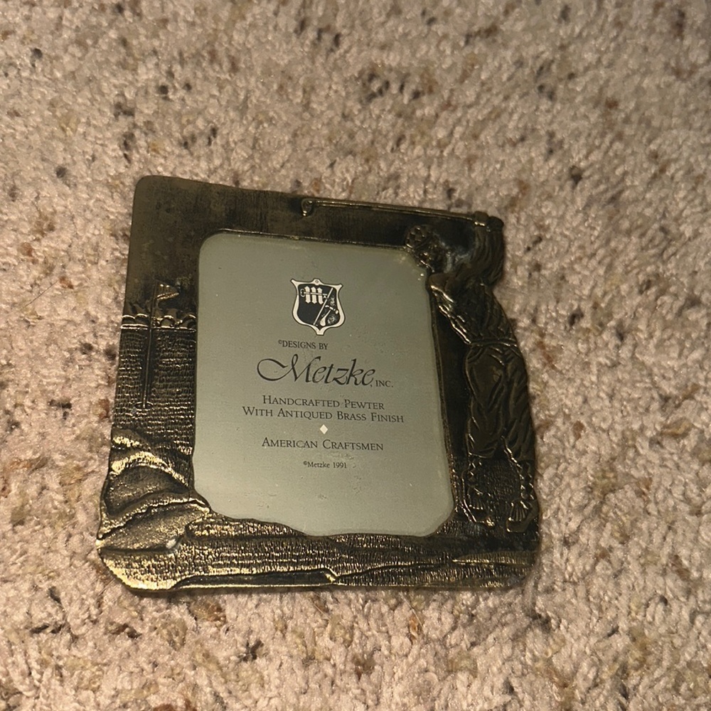 VINTAGE GOLF PICTURES FRAME